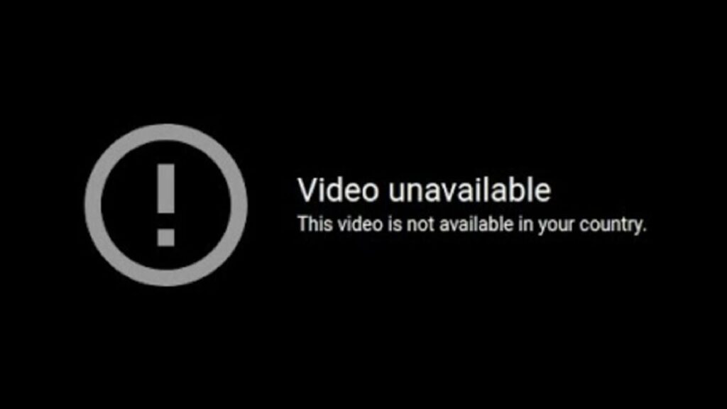 This Video is Unavailable in Your Country